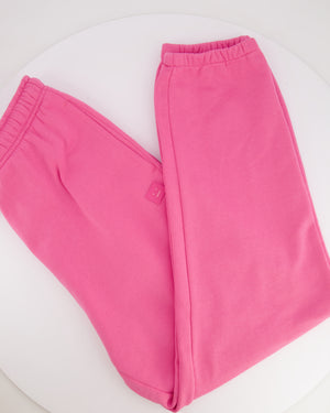 Acne Studios Pink Jumper and Sweatpants Set with Patch Detail Size S (UK 8)