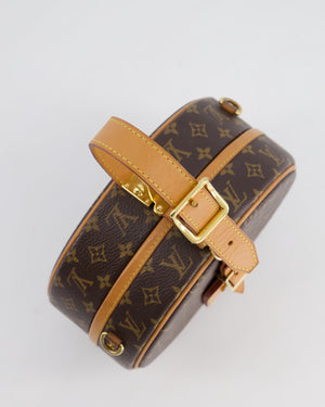 Louis Vuitton Monogram Canvas Petite Boite Chapeau Cross-Body Bag with Gold Hardware