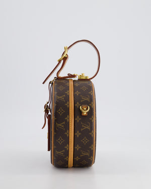 Louis Vuitton Monogram Canvas Petite Boite Chapeau Cross-Body Bag with Gold Hardware