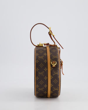 Louis Vuitton Monogram Canvas Petite Boite Chapeau Cross-Body Bag with Gold Hardware