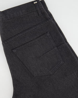 Christian Dior Menswear Charcoal Denim Jeans with CD Belt Detail Size 30 (EU 46)