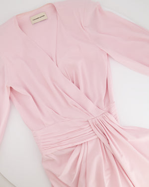 Alexandre Vauthier Light Pink Mini Dress with Pleat Details Size FR 36 (UK 8)