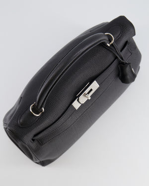 Hermès Kelly Retourne 32cm Bag in Black Togo Leather with Palladium Hardware