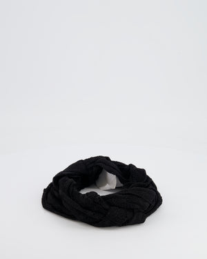 Missoni Black Metallic Thread Headband One Size RRP £165