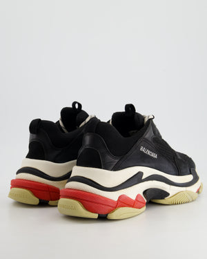 Balenciaga Black and White Triple S Trainers Size EU 43