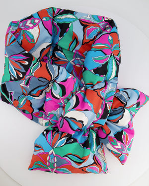 Emilio Pucci Multicolour Silk Padded Scarf RRP £500