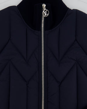 Louis Vuitton Menswear Navy Padded Zip Jacket Size FR 44 (UK 34)