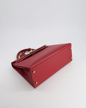 Hermès Kelly 32cm Replica Jewelry
 Bag in Rouge Berlin Epsom Leather With Gold Hardware