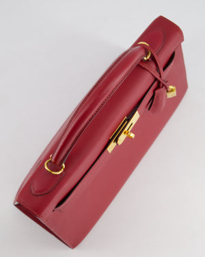 Hermès Kelly 32cm Replica Jewelry
 Bag in Rouge Berlin Epsom Leather With Gold Hardware