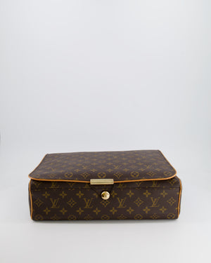 Louis Vuitton Brown Monogram Messenger Bag with Canvas Strap and Gold Hardware RRP £1,720