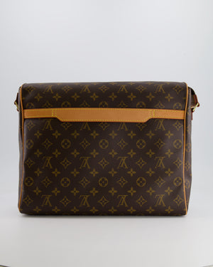 Louis Vuitton Brown Monogram Messenger Bag with Canvas Strap and Gold Hardware RRP £1,720