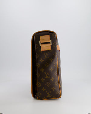 Louis Vuitton Brown Monogram Messenger Bag with Canvas Strap and Gold Hardware RRP £1,720