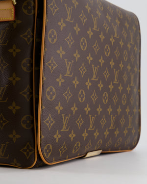 Louis Vuitton Brown Monogram Messenger Bag with Canvas Strap and Gold Hardware RRP £1,720