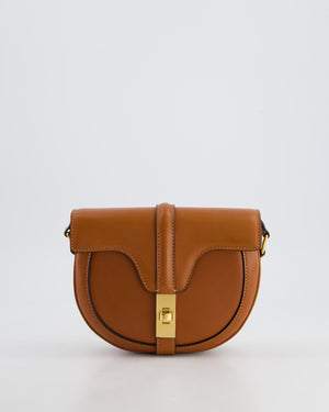 Celine Brown Besace 16 Bag with Gold Hardware