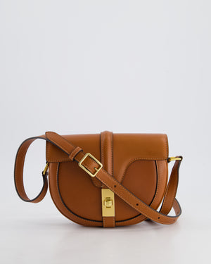 Celine Brown Besace 16 Bag with Gold Hardware