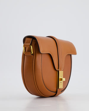 Celine Brown Besace 16 Bag with Gold Hardware