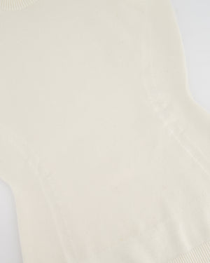 AZFACTORY Beige Sculpted Tank Top Size S (UK 6)