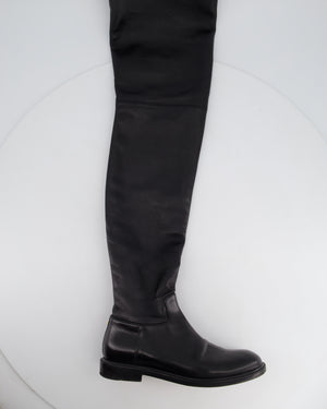 Valentino Black Knee High Rockstud Boots Size EU 39