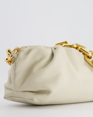 *FIRE PRICE* Bottega Veneta Cream Leather Chain Pouch Bag with Gold Hardware RRP £2,850