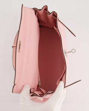 Hermès Kelly Bag 25cm Retourne in Rose Sakura Swift Leather with Palladium Hardware