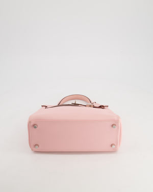 Hermès Kelly Bag 25cm Retourne in Rose Sakura Swift Leather with Palladium Hardware