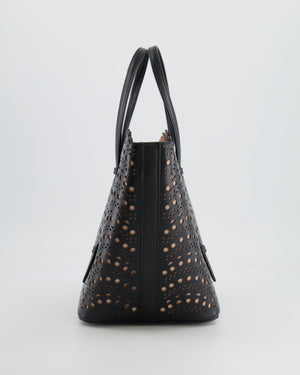 Alaïa Black Wave Mina Vienne Calfskin Leather Bag RRP £1,600