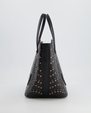 Alaïa Black Wave Mina Vienne Calfskin Leather Bag RRP £1,600