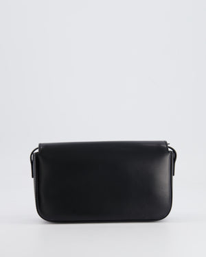 Celine Black Claude Shoulder Bag in Shiny Calfskin with Gold Hardware RRP £2150