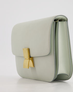 *FIRE PRICE* Céline Sage Green Medium Shoulder Bag in Calfskin Leather with Gold Hardware RRP £3100