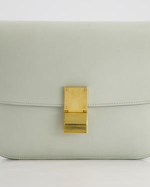 *FIRE PRICE* Céline Sage Green Medium Shoulder Bag in Calfskin Leather with Gold Hardware RRP £3100