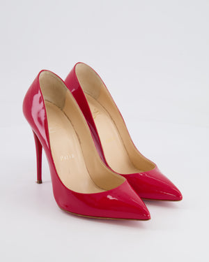 Christian Louboutin Cherry Red Patent Pigalle Pumps Size EU 38 RRP £645