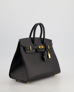 *HOLY GRAIL* Hermès Birkin 25cm Replica Jewelry
 Bag in Noir Epsom Leather with Gold Hardware