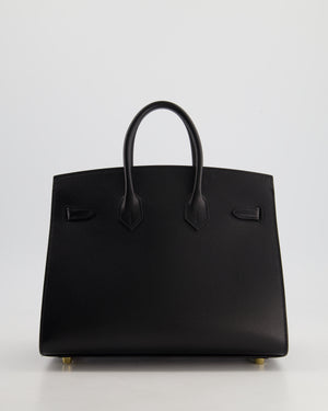 *HOLY GRAIL* Hermès Birkin 25cm Replica Jewelry
 Bag in Noir Epsom Leather with Gold Hardware