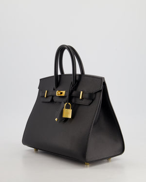 *HOLY GRAIL* Hermès Birkin 25cm Replica Jewelry
 Bag in Noir Epsom Leather with Gold Hardware