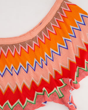 Missoni MARE Orange Zig-Zag Beach Shorts IT 42 (UK 10)