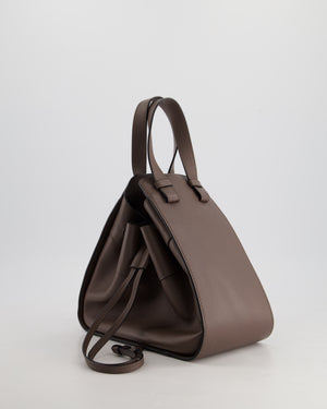 *HOT* Loewe Brown Hammock Small Textured-Leather Shoulder Bag with Silver Hardware  RRP £2,250