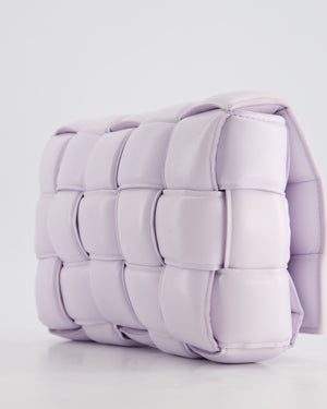 *HOT 
FIRE PRICE* Bottega Veneta Pale Lilac Padded Cassette Bag with Gold Hardware RRP £2,780