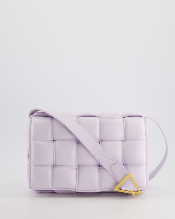 *HOT 
FIRE PRICE* Bottega Veneta Pale Lilac Padded Cassette Bag with Gold Hardware RRP £2,780