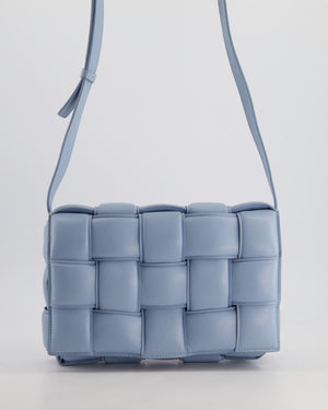 *HOT COLOUR 
FIRE PRICE* Bottega Veneta Sky Blue Padded Cassette Bag with Gold Hardware RRP £2,780