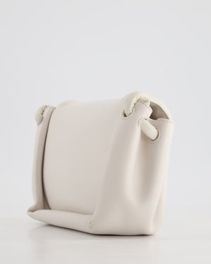 *FIRE PRICE* Bottega Veneta White Small Beak Envelope Crossbody Bag