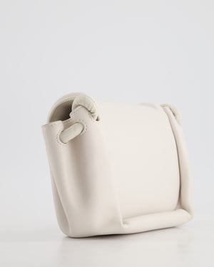 *FIRE PRICE* Bottega Veneta White Small Beak Envelope Crossbody Bag