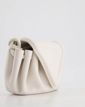 *FIRE PRICE* Bottega Veneta White Small Beak Envelope Crossbody Bag