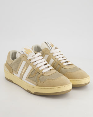 Lanvin Beige Clay Leather Low-Top Sneakers Size EU 39 RRP £490