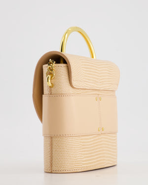 Chloé Dusty Pink Abbey Lock Leather Shoulder Bag with Gold Hardware