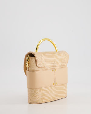 Chloé Dusty Pink Abbey Lock Leather Shoulder Bag with Gold Hardware