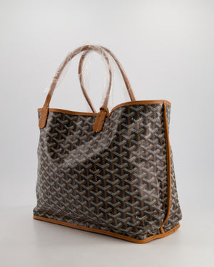 *SUPER RARE* Goyard Anjou PM in Tan 
Black Goyardine 
Calfskin Leather Reversible Shoulder Bag