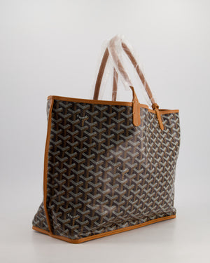 *SUPER RARE* Goyard Anjou PM in Tan 
Black Goyardine 
Calfskin Leather Reversible Shoulder Bag