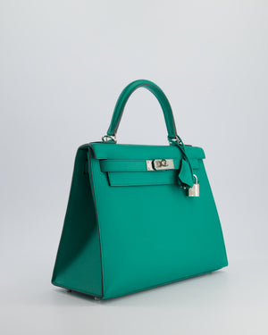 Hermès Kelly Replica Jewelry
 28cm in Vert Jade Epsom Leather with Palladium Hardware