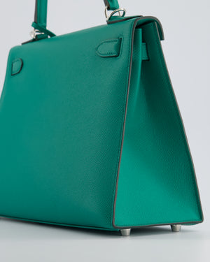 Hermès Kelly Replica Jewelry
 28cm in Vert Jade Epsom Leather with Palladium Hardware