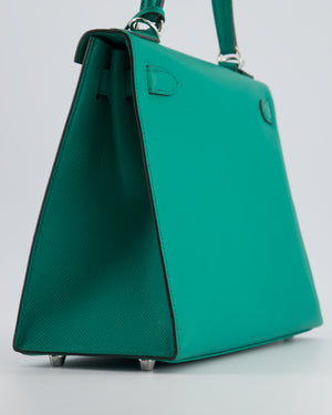 Hermès Kelly Replica Jewelry
 28cm in Vert Jade Epsom Leather with Palladium Hardware